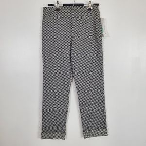 Margaret M for Stitchfix Karina printed cuff knit straight leg pant large